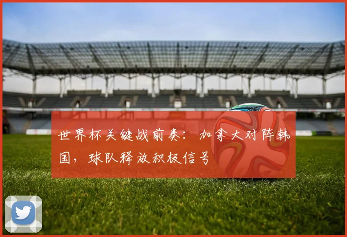 世界杯关键战前奏：加拿大对阵韩国，球队释放积极信号 - 2026世界杯